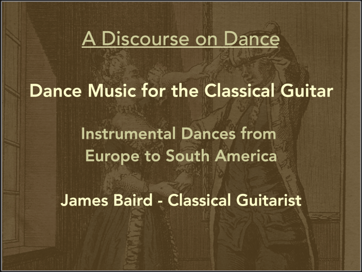 Title Page - Discourse on Dance