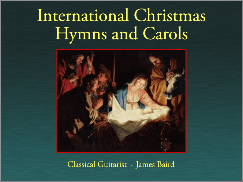 Title Page - International Hymns and Carols